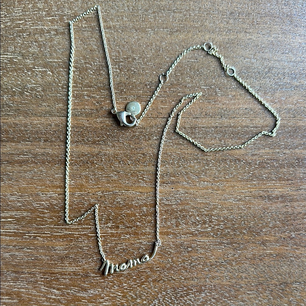 Delicate Gold Mama Necklace